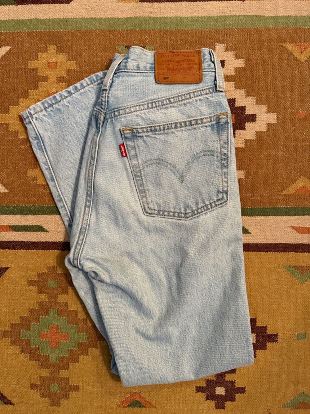 Levi's 501 Light Wash jeans